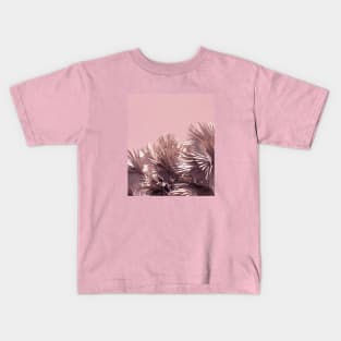 Palm trees - pink - nature photography Kids T-Shirt